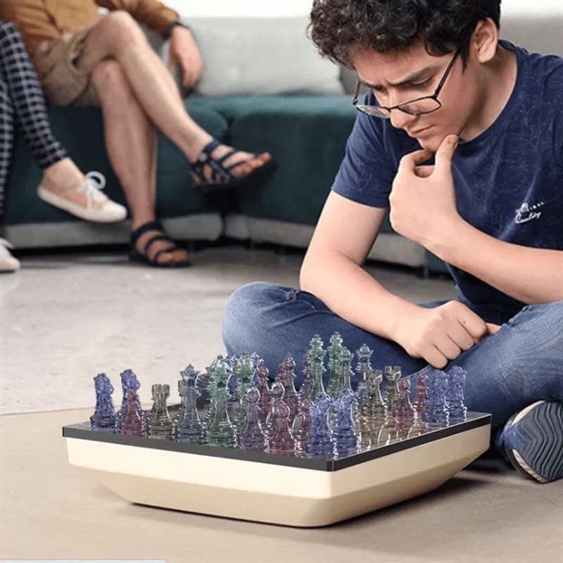 1/6pcs DIY Crystal Dropping Silicone Chess Mold King Queen Knight Chess Mold Complete Set