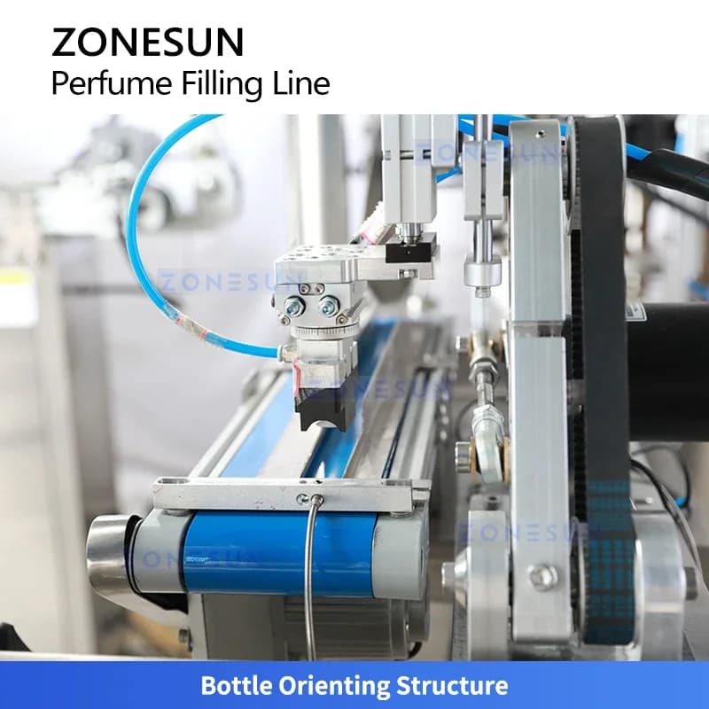 ZONESUN ZS-FALU7 Automatic Production Line with 3 Head Peristaltic Pump for Essential Oils and Collagen Drinks