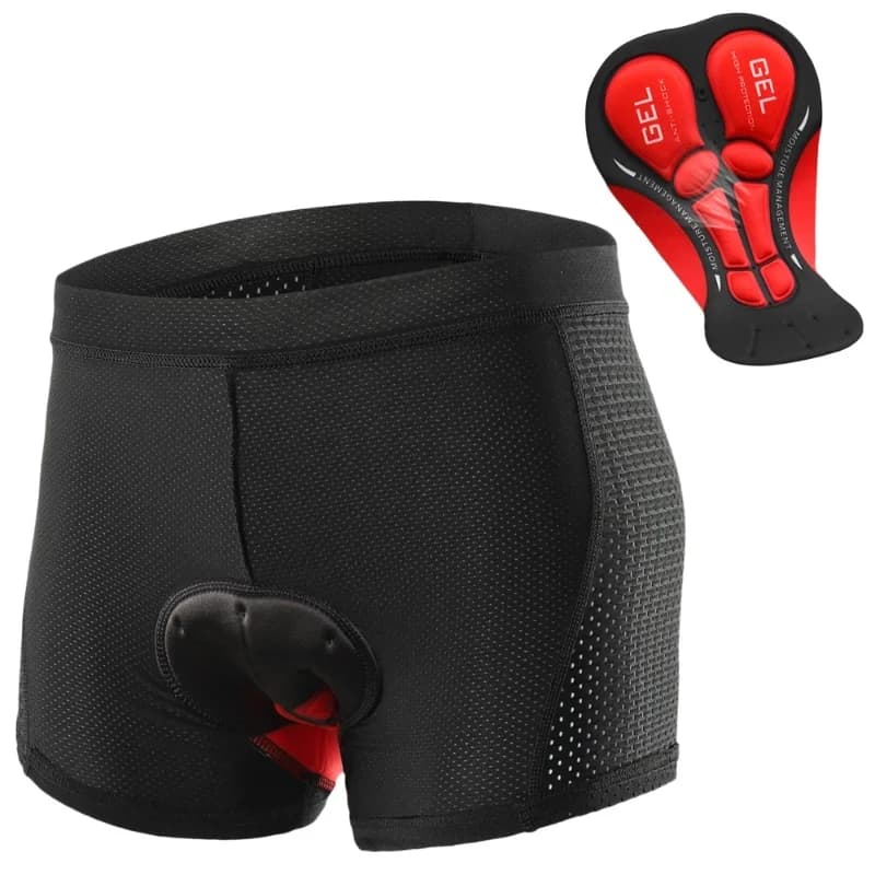 Lixada Cycling Shorts for Men, Breathable with Gel Padding, MTB and Bike Shorts