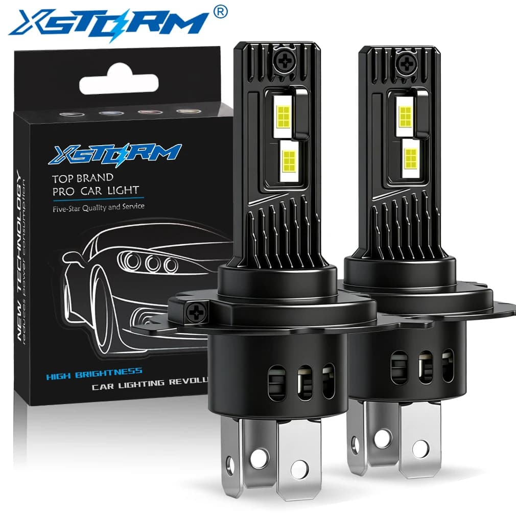 XSTORM H4 LED Headlights Canbus H7 LED Fog Headlights Bulbs 100w 30000LM 9005 H11 Car LED Lights Bulb Diode Lamps Turbo Lamp 12V