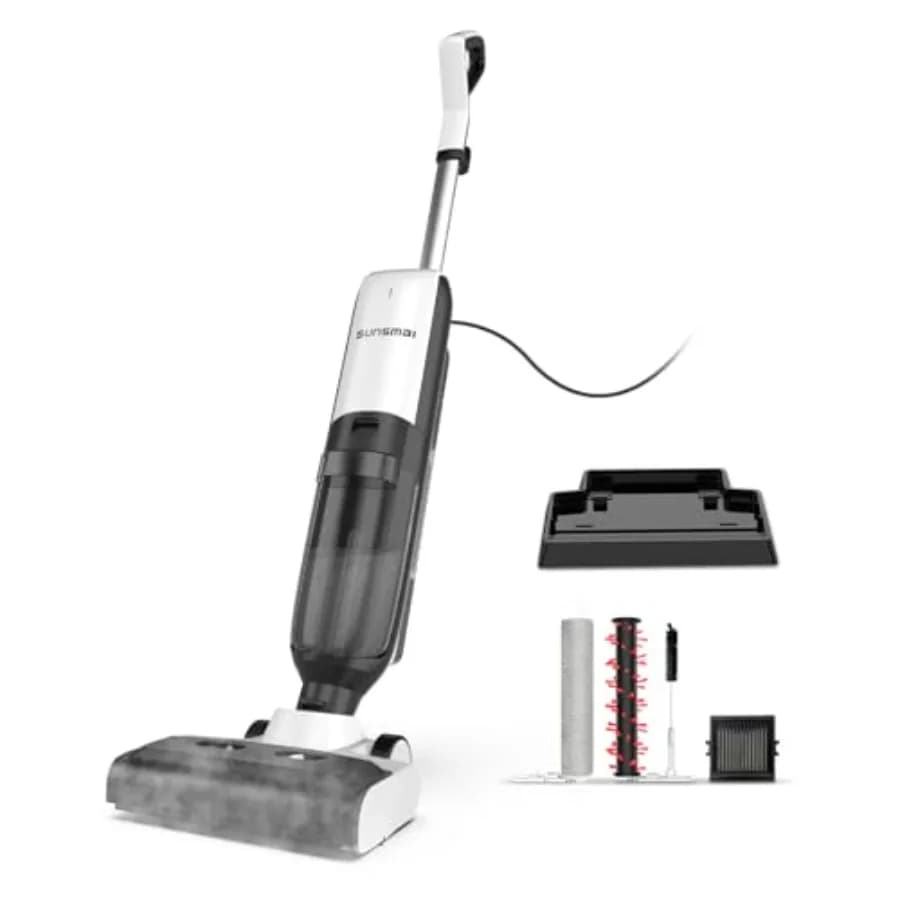 Scopa a Vapore 4-in-1 - Pulitore per Pavimenti Asciutti e Bagnati ad Alte Prestazioni per Pavimenti in Legno e Tappeti 212 ° Vapore per macchie ostinate Self-