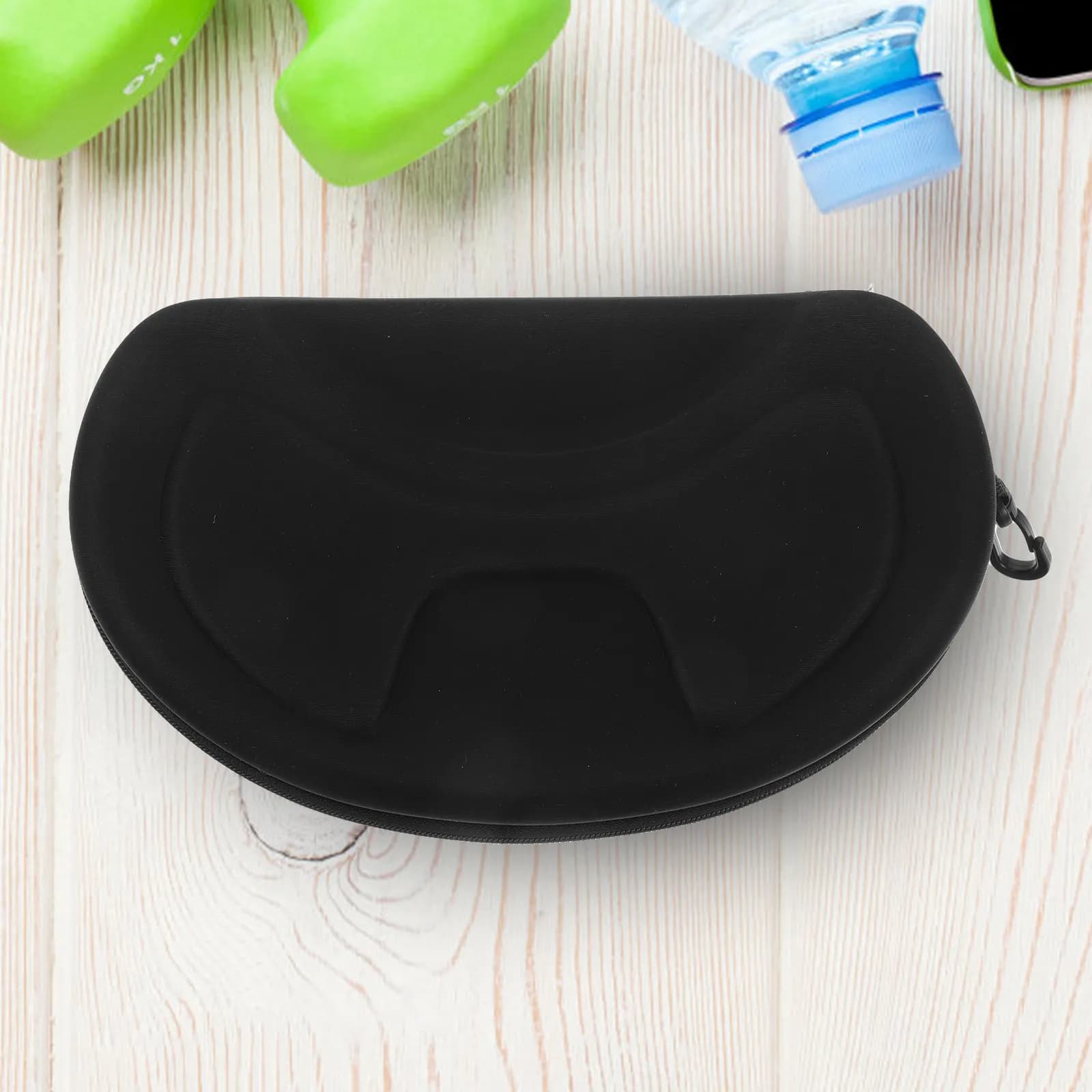 2 Pezzi Custodia Rigida Grande per Occhiali da Sci, Scatola Porta Occhiali Protettiva Portatile per Ciclismo, Snowboard, Nuoto