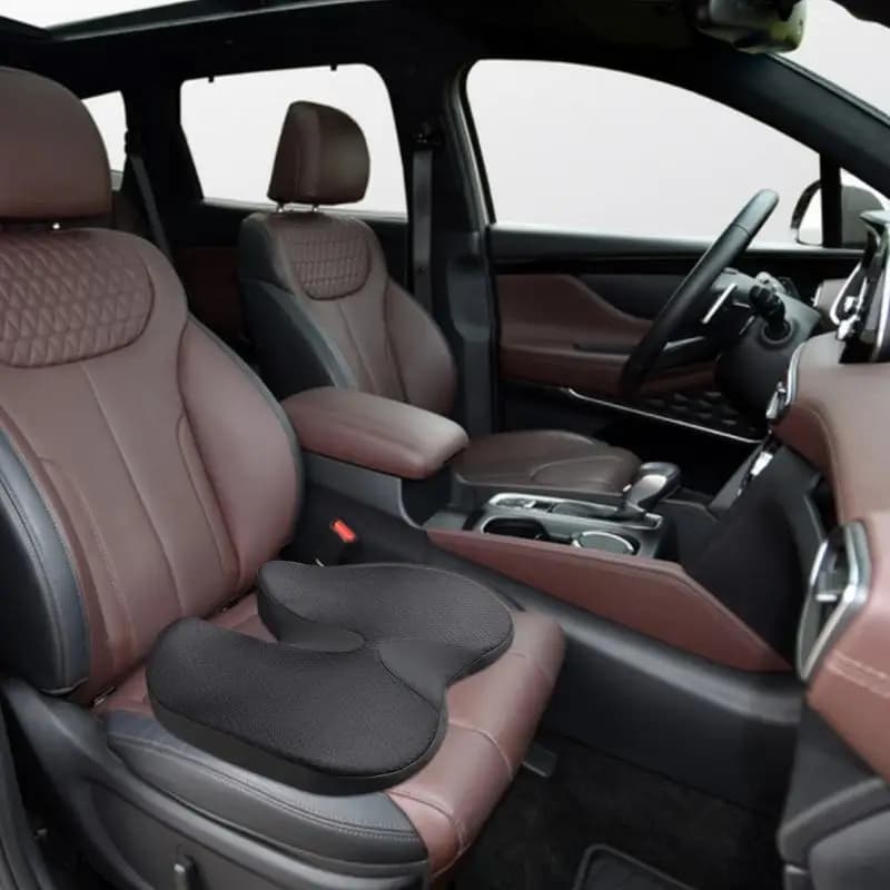 Cuscino del sedile in schiuma cuscino ergonomico in schiuma per sedile di guida garantire cuscino del sedile di sicurezza per guida corto o a lunga distanza antiscivolo per SUV