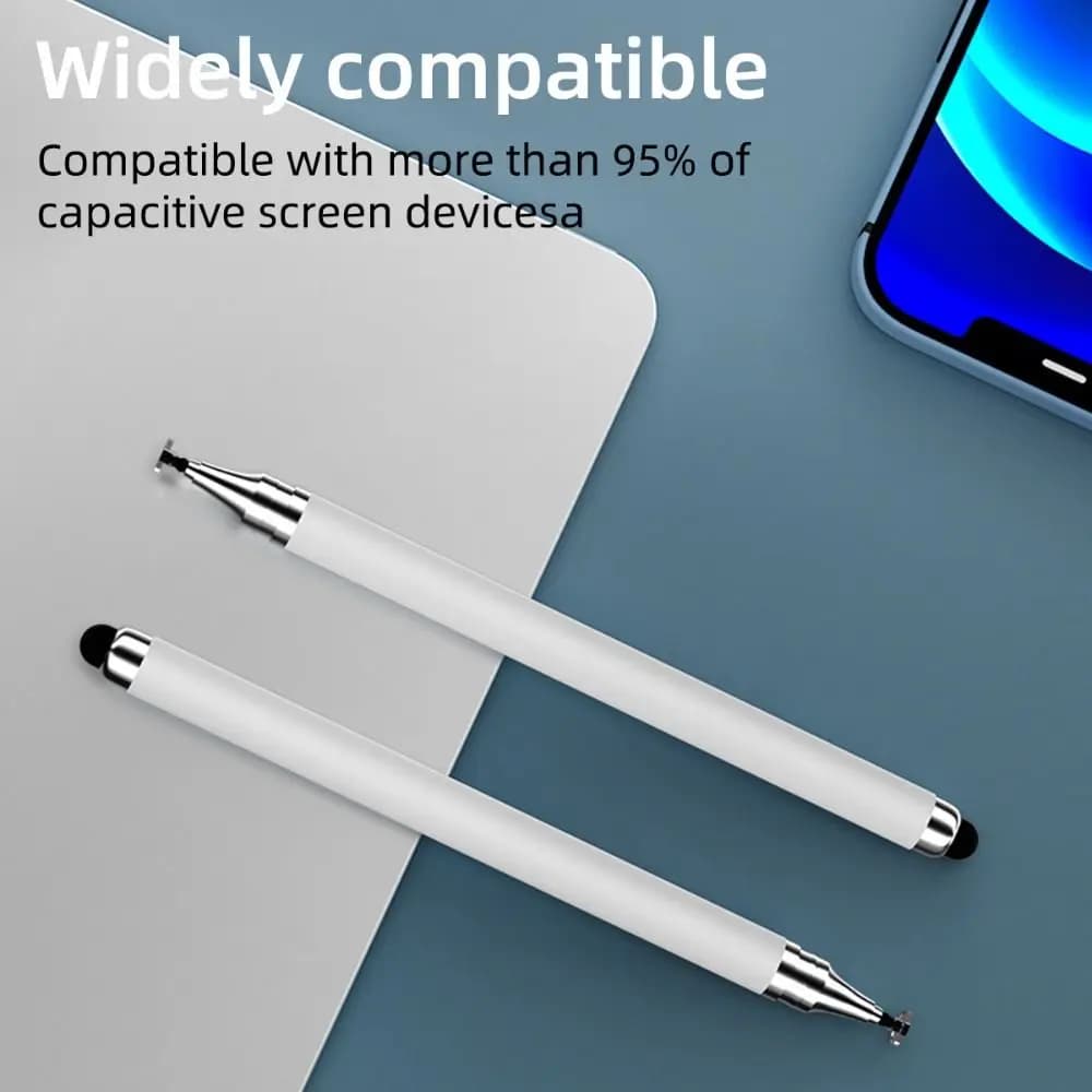 5PCS 2-In-1 Plastic For Android Ios Multi-Function Capacitive Drawing Pen For Tablet Mobile Stylus Pen Screen Touch Pen