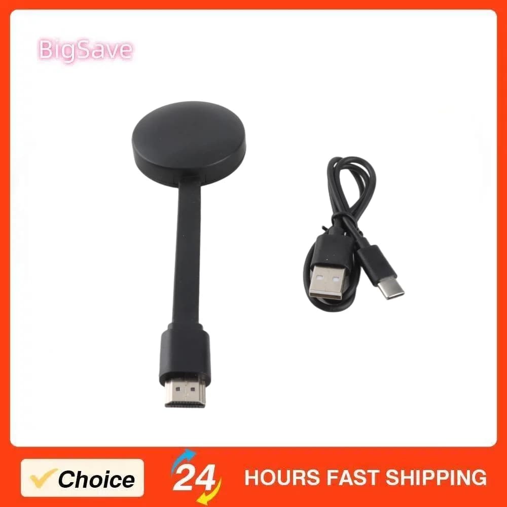 Wireless Display Dongle Adapter Easy Using Durable 4K Streaming Media Video Sound File HD Multimedia Interface Wireless Extender
