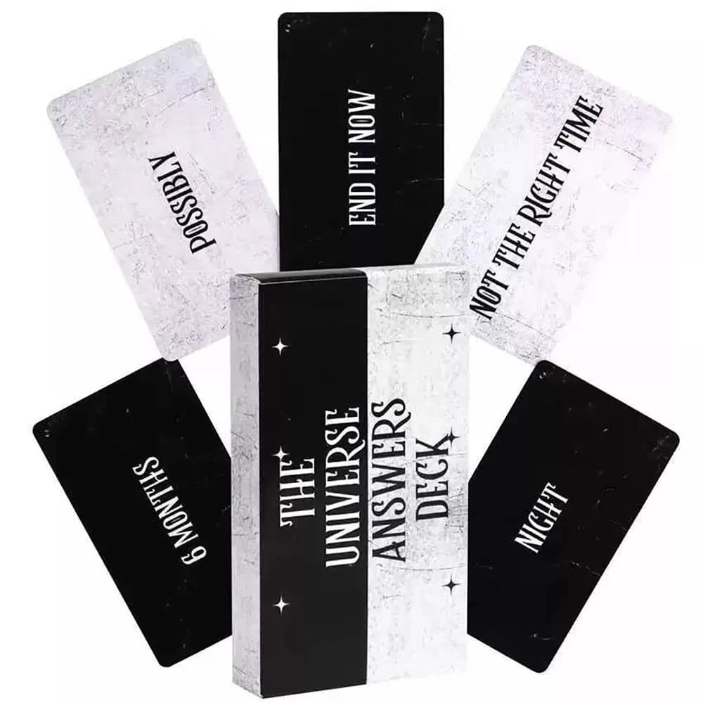 44 Carte/Deck The Universe Answers Tarot, Divinazione, Intrattenimento, Riunioni Familiari, Gioco da Tavolo per Feste
