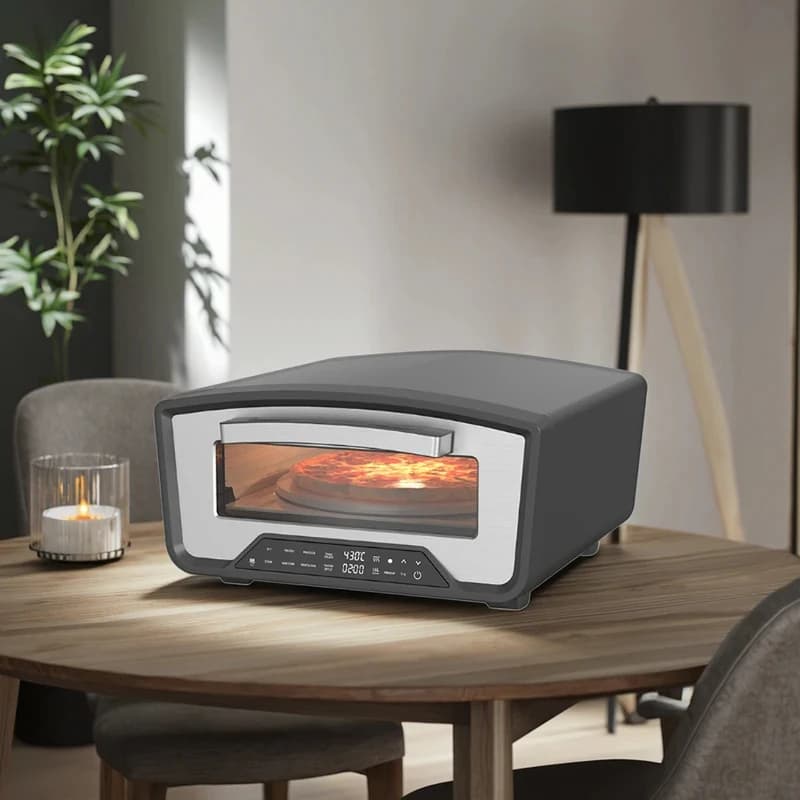 Automatic Multifunctional Countertop Toaster Oven Digital Timer Triple Insulated Door