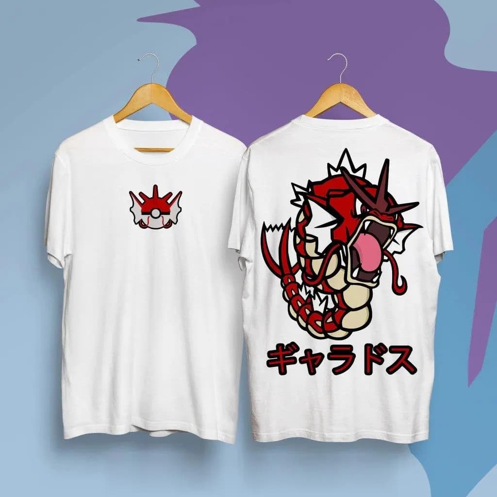 T-Shirt Unisex Pokemon Magikarp Anime per Uomo e Donna, Maglietta in Cotone a Maniche Corte con Stampa Grafica, Abbigliamento Casual Estivo Streetwear 2026