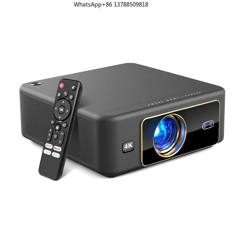 Proiettore Laser RGB U002 Mini Android Full HD 4K con Correzione Automatica Keystone, 1400 Lumen per Home Theater e Gaming