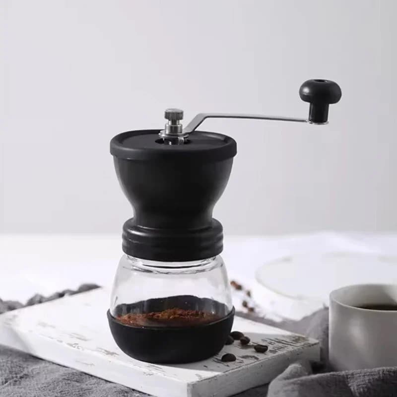 High-End Portable Manual Coffee Grinder Hand Crank Home Bean Crusher Special Tools for Espresso Brewing