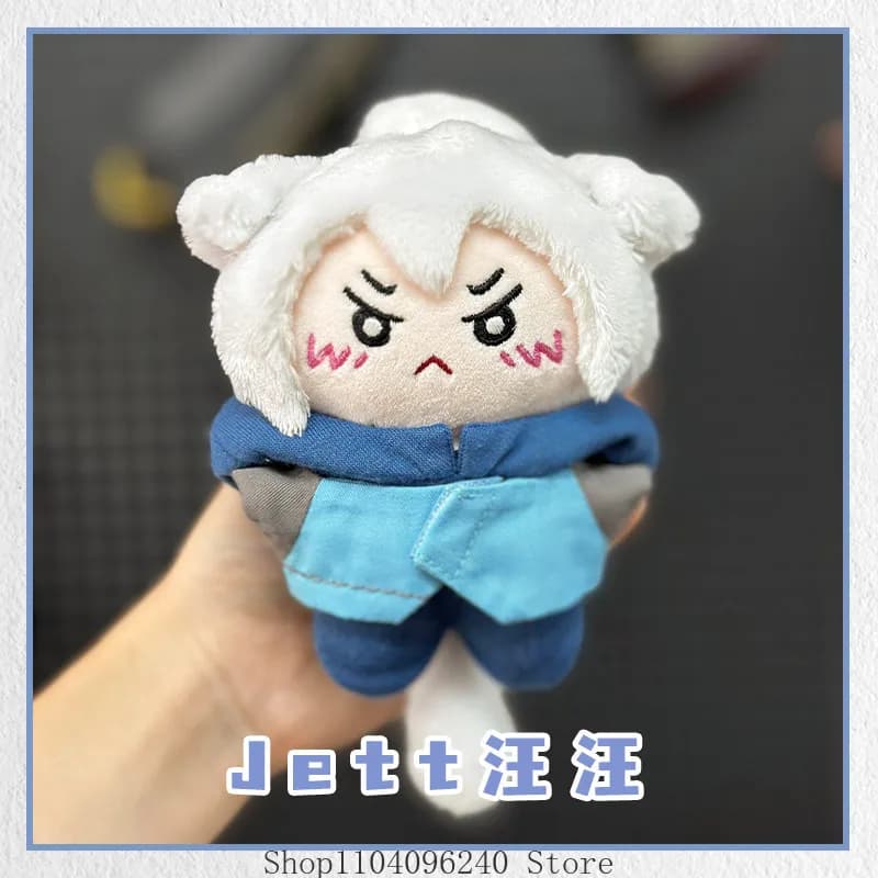 VALORANT Jett 10cm Cosplay Anime Cosplay Halloween Figure Idol Plushies Pillows Bag Pendant Mascot Gift