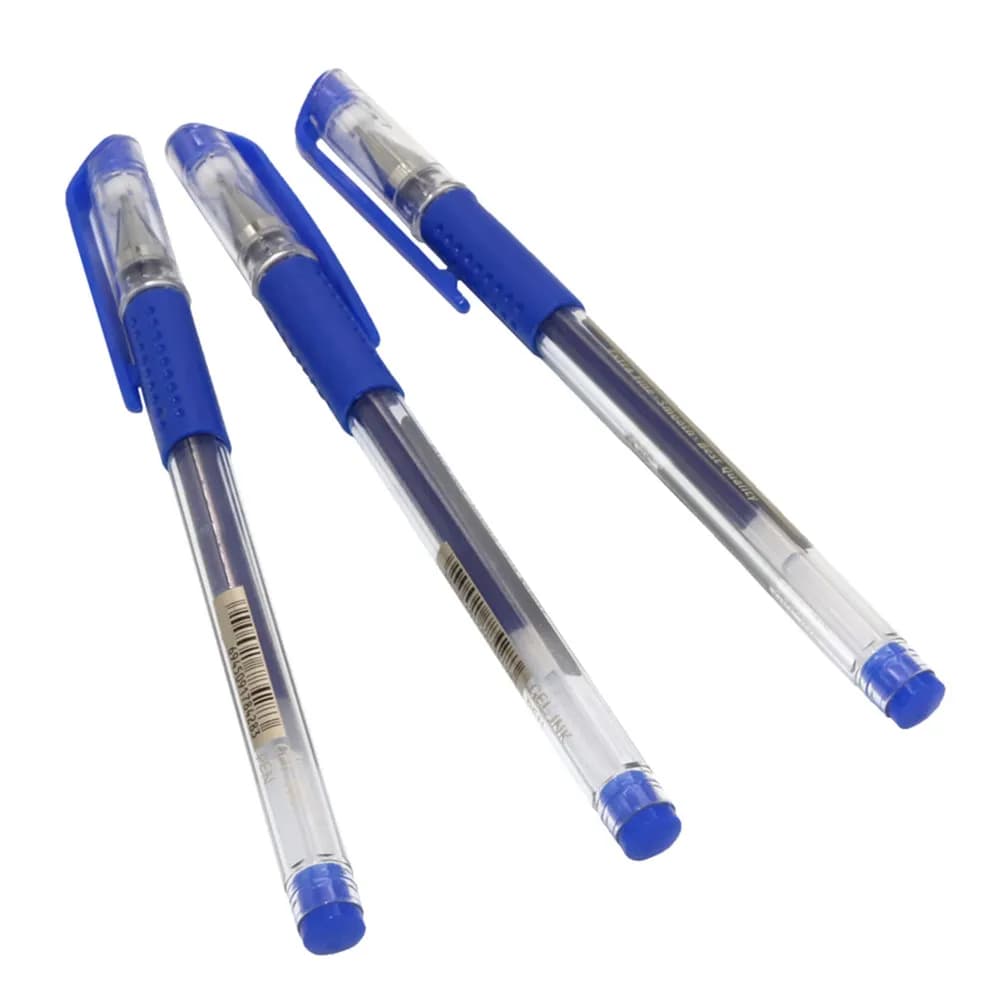 Set di 12 Penne Gel con Punta da 0,5mm, Design Minimalista, Impugnatura Confortevole, Scrittura Senza Affaticamento, Ideali per Studenti