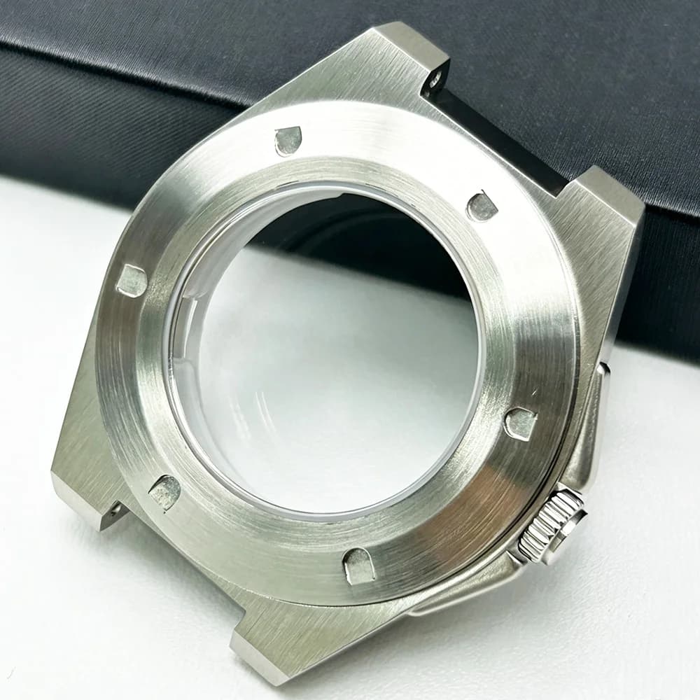 0mm Stainless Steel Watch Case,Made in China,Compatible With Multiple Movements,Silver/Black/Gold For Men Mechanical Watch