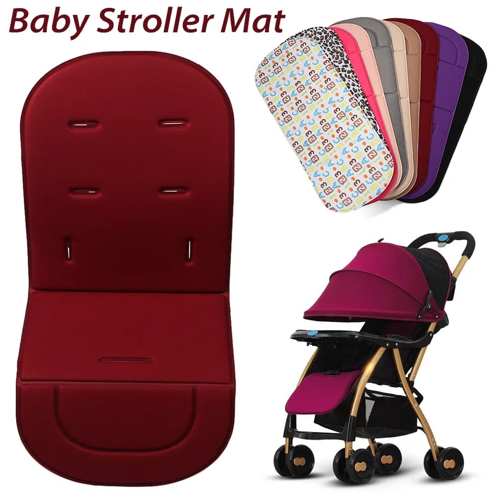 Comodo cuscino per passeggino per bambini Accessori per coperture per passeggino Cuscino per sedile morbido per bambini Carrello per quattro stagioni per neonati