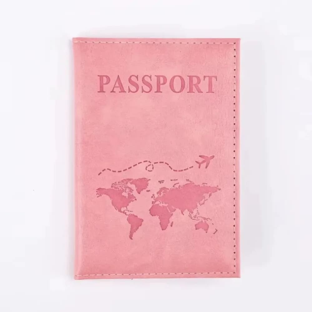 Luxury Women Men Gold Letter Lover PU Leather Passport Cover Travel Passport Case Cute Wallet Purse Girls ID Card Holder Bags