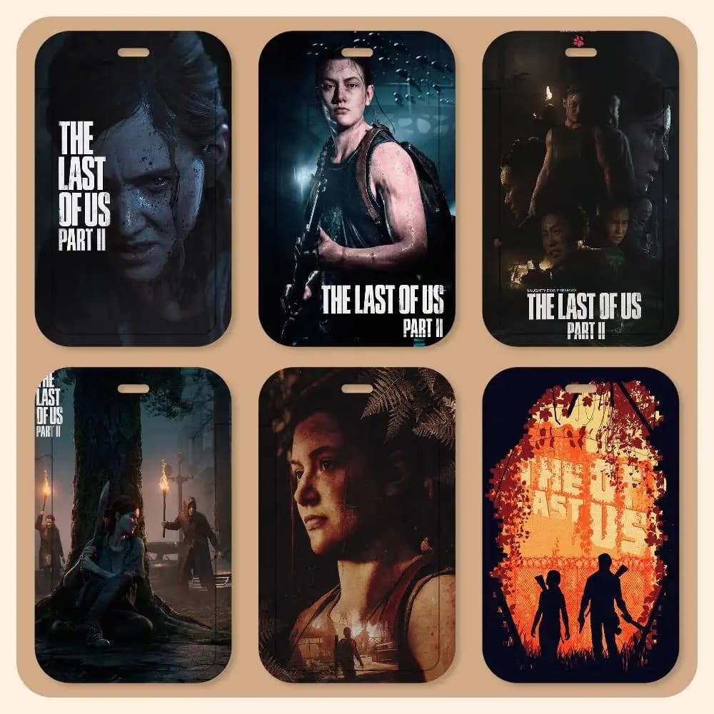 Lanyard con porta tessere The Last Of Us, porta tessere identificative per studenti, porta tessere da collo, accessori per il controllo degli accessi, regali