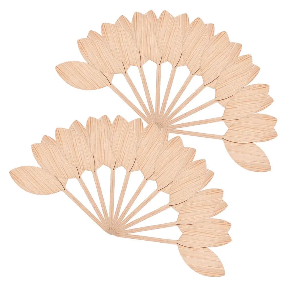 20 Pieces Labels of Wood for Plants, Garden Turtles for Flower Jars, Herbs Markers, Labels with Name of Garden Plants, Natural Wood Accessories