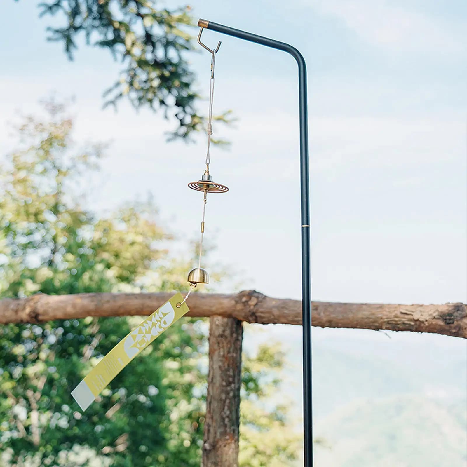 Wind Chime Incense Pendant Sturdy Gift Decorative Blessing Windchime Hanging Metal for Outside Outdoor Balcony Backyard Pathway