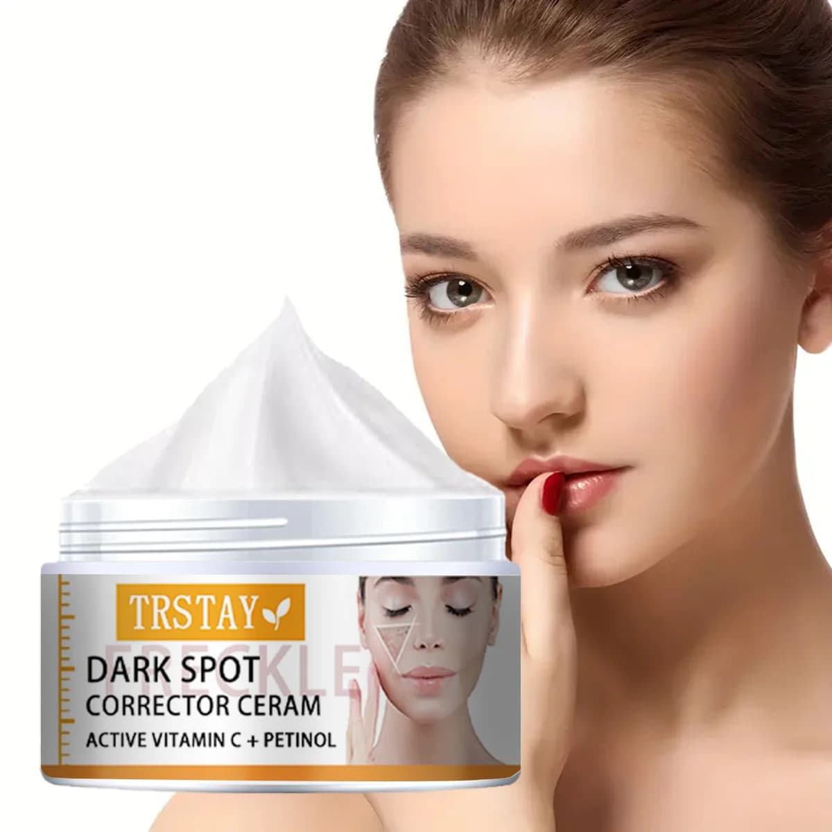 Black Spot Correction Cream can lighten spots, shrink pores, brighten skin tone, and control oil