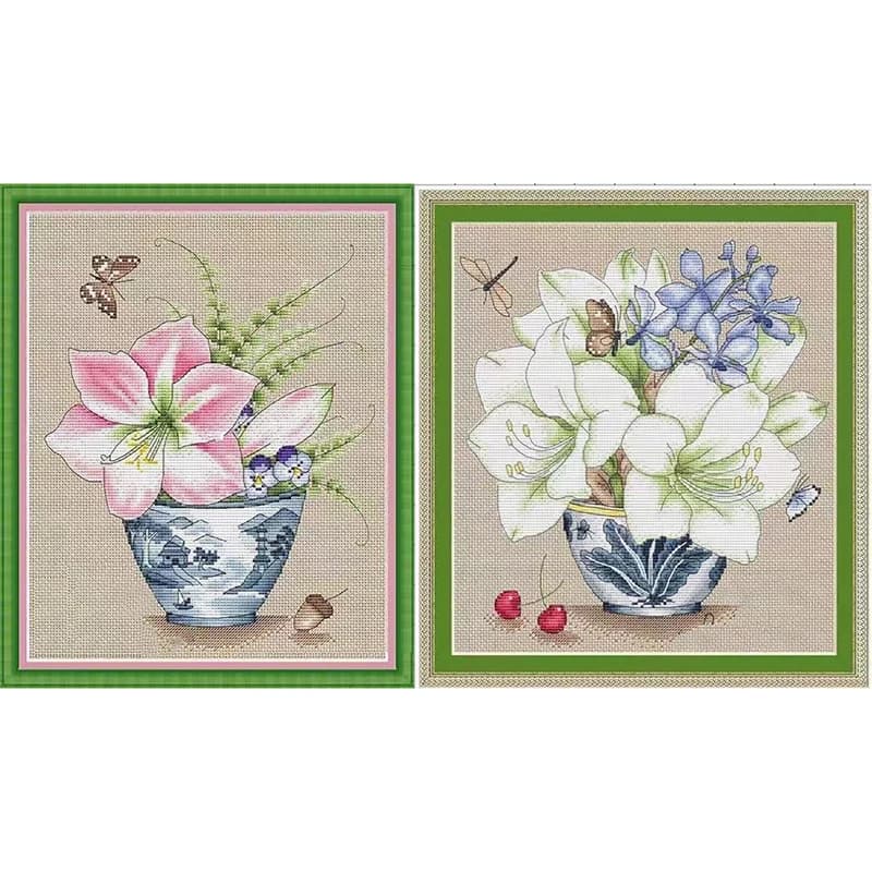 ZZ9109 DIY Homefun Cross Stitch Kit Packages Counted Cross-Stitching Kits New Pattern NOT PRINTED Cross stich Painting Set