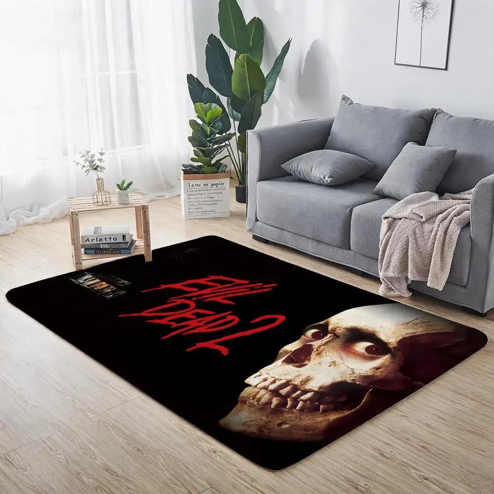 The Evil Dead Poster No Framed Floor Mat Tappetino in flanella ecologica, antiscivolo, inodore, per interni, morbido, in peluche corto