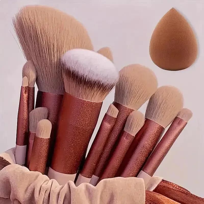Makeup Brush Set Soft Fluffy Professional Foundation Powder Eyeshadow Kabuki Blending Tool