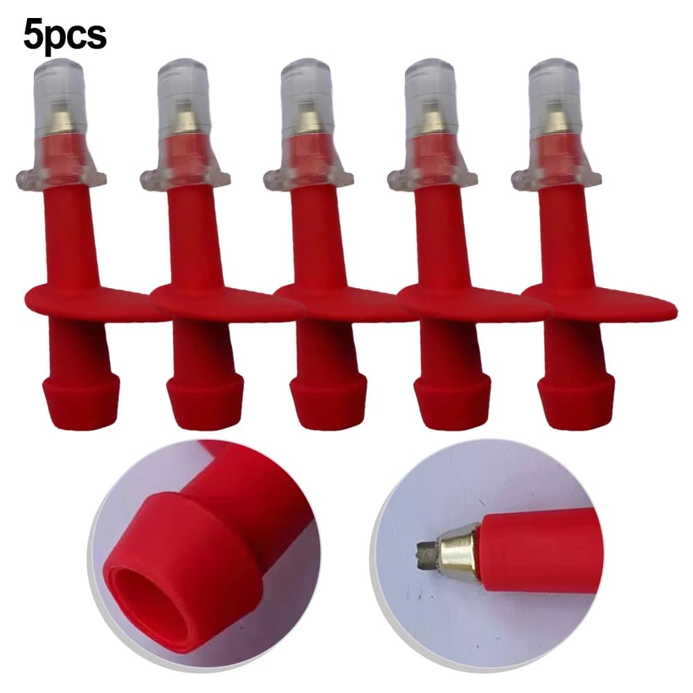 5 pieces with steel tip for trek rod, high hardness walking tip cover, trekking rod, spare climbing accessories