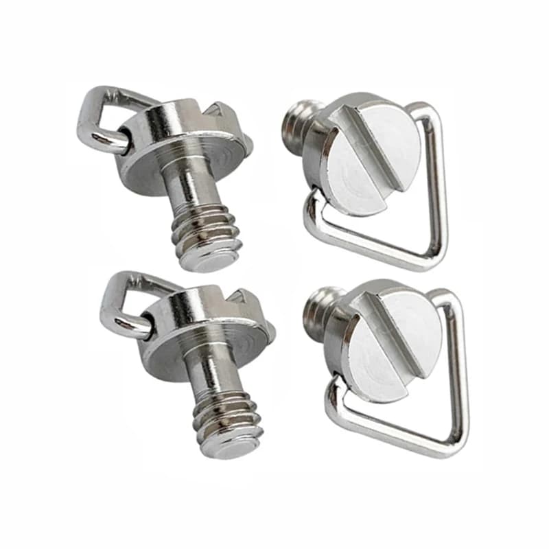 2PCS Camera Screw 1/4 Inch M5 Carbon Steel Quick Release Plate Screws DSLR Camera Tripod Drone Remote Quick Release Plate Screws