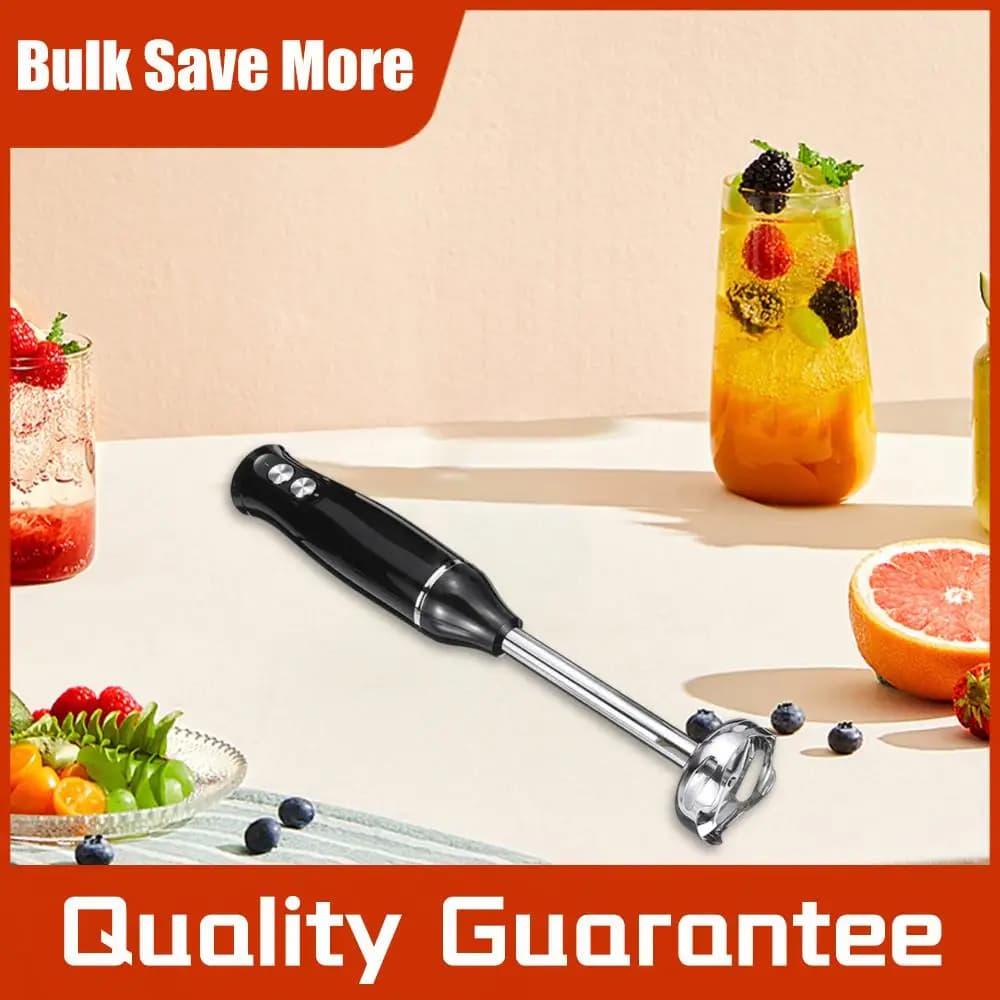 500W Portable Dive Blender with 500ml Processor, 4-in-1 with Stainless Steel Blades, Egg Blend, Sbattitore, Spremiagrumi, Set Electric Blender Manual