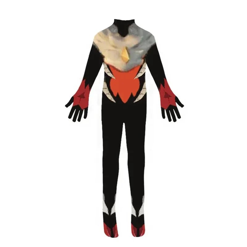 Game Pworld Zoe Cosplay Costume Adult Kids Cute Cartoon Jumpsuit Mask Full Set Grizzbolt Role Play Bodysuit Halloween Partys;3'v