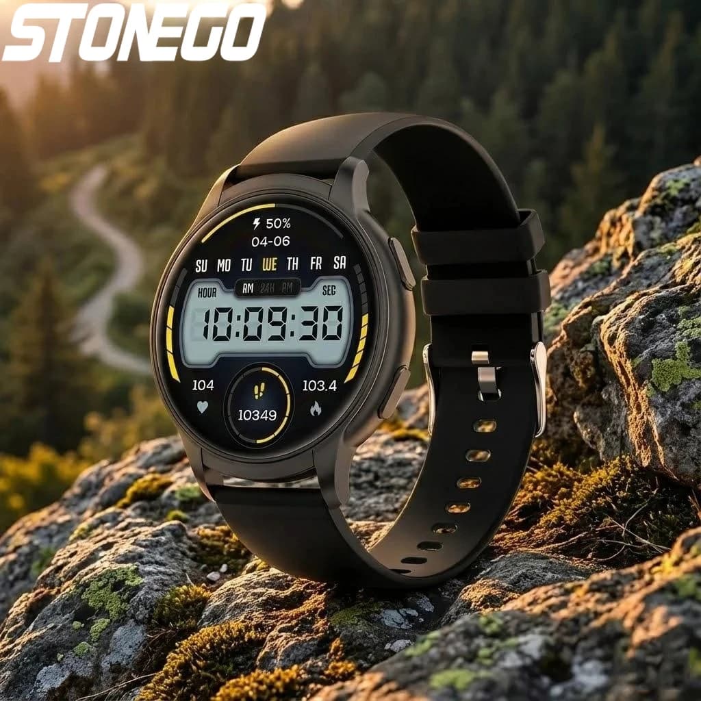 Smartwatch impermeabile IP67 con monitoraggio 24/7 di frequenza cardiaca, sonno e SpO2, chiamate, fitness tracker per donne, compatibile con Android e iOS