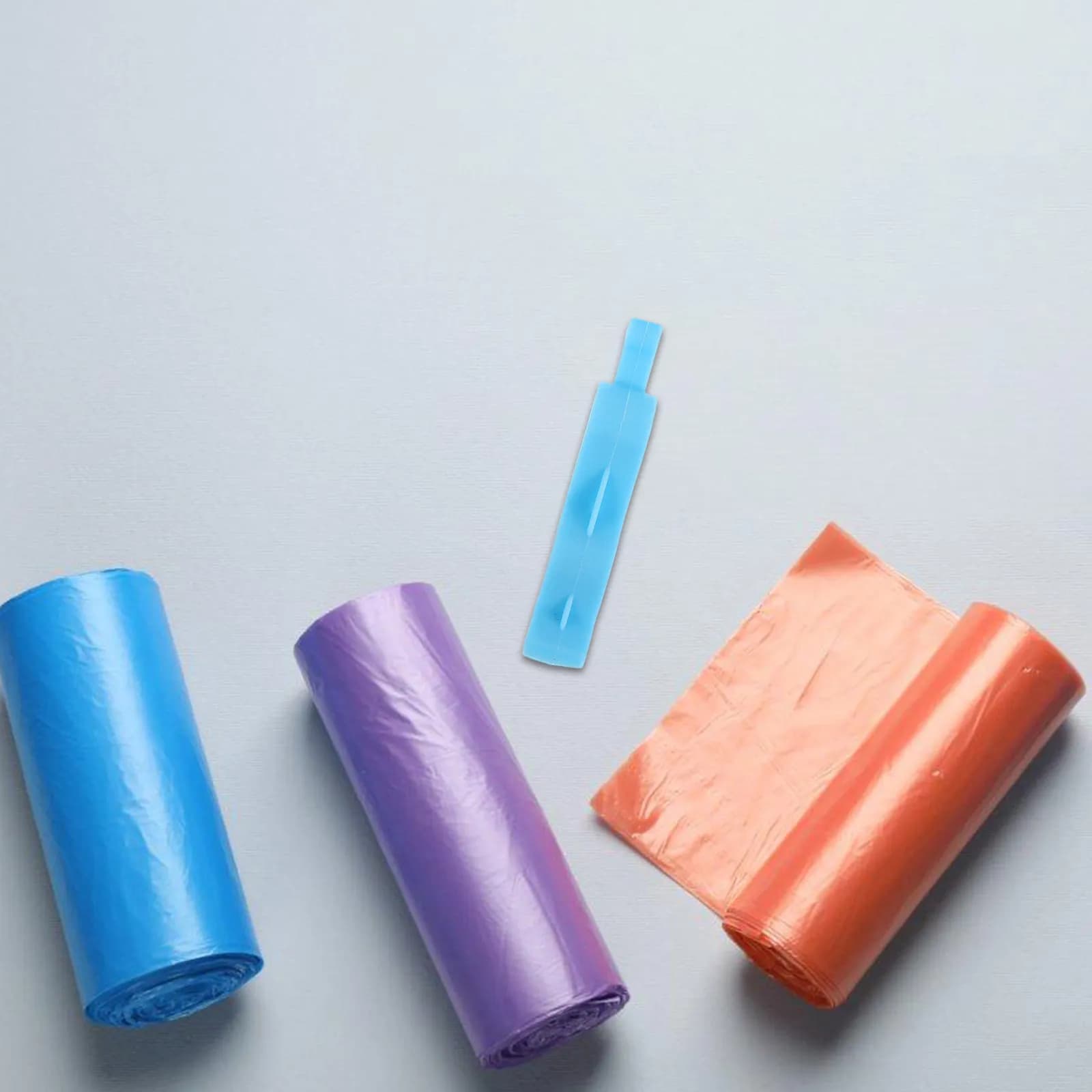 10 Pezzi Clip di Fissaggio per Sacchi della Spazzatura, Morsetti in Plastica Antiscivolo per Sacchi della Spazzatura, Supporto per Cestini dei Rifiuti in Cucina e Bagno