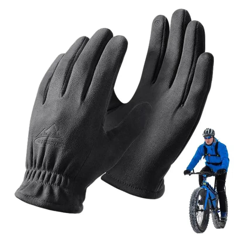 Guanti invernali guanti Touchscreen lavorati a maglia guanti Touchscreen invernali caldi antivento addensati guanti invernali morbidi per biciclette
