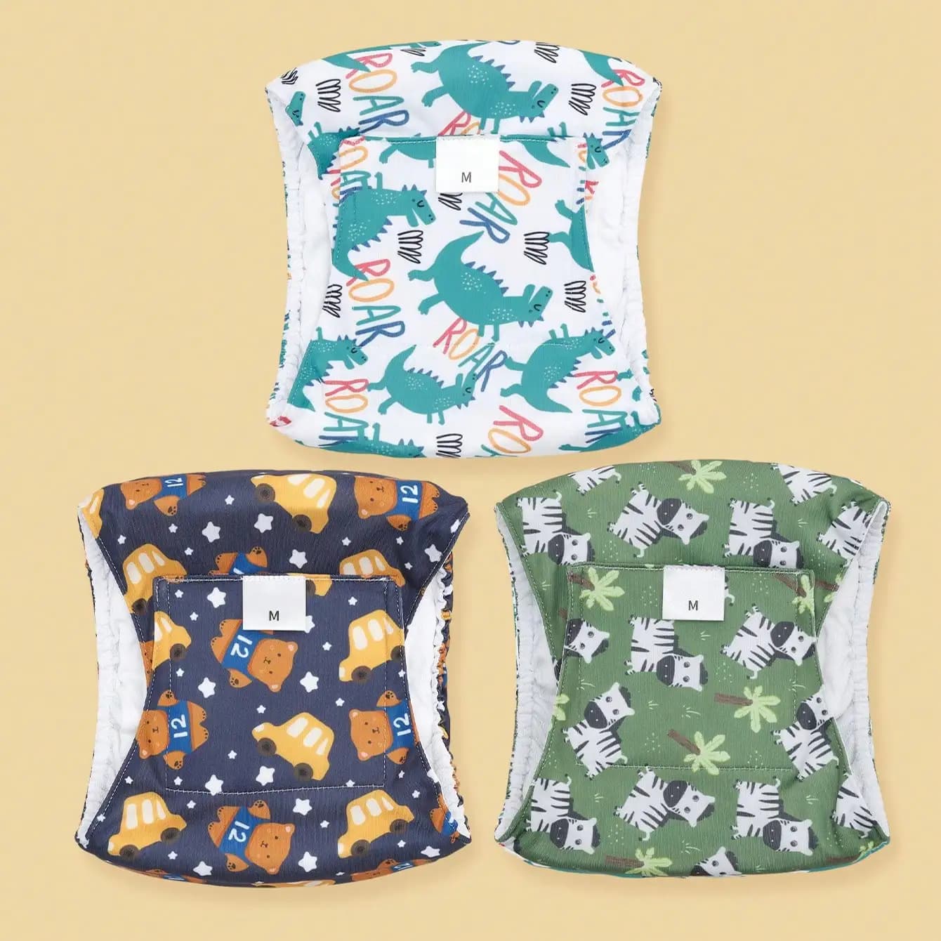 3 pannolini riutilizzabili per cani maschi, involucri alla moda, pannolini per cani, fasce lavabili per la pancia del cane per cani maschi