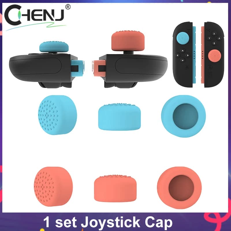 4/6pcs Silicone antiscivolo Joystick Cap Set Per Switch 2 Joystick Copertura Thumb Stick Controller Grip Cap Skin Gamepad caso