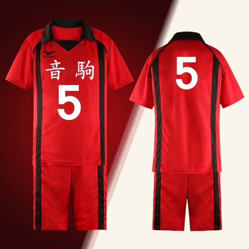 ♫ 2026 ❤ Costumi Cosplay Anime Haikyuu, Uniformi Sportive del Club di Pallavolo della Scuola Superiore Nekoma, Maglie di Kenma Kozume e Kuroo Tetsuro ♫