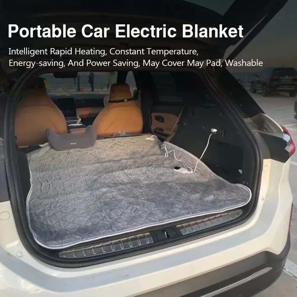 Coperta riscaldante elettrica per auto 12V Protezione da surriscaldamento con spegnimento automatico per roulotte Camper Van Camion Accessori per il riscaldamento invernale