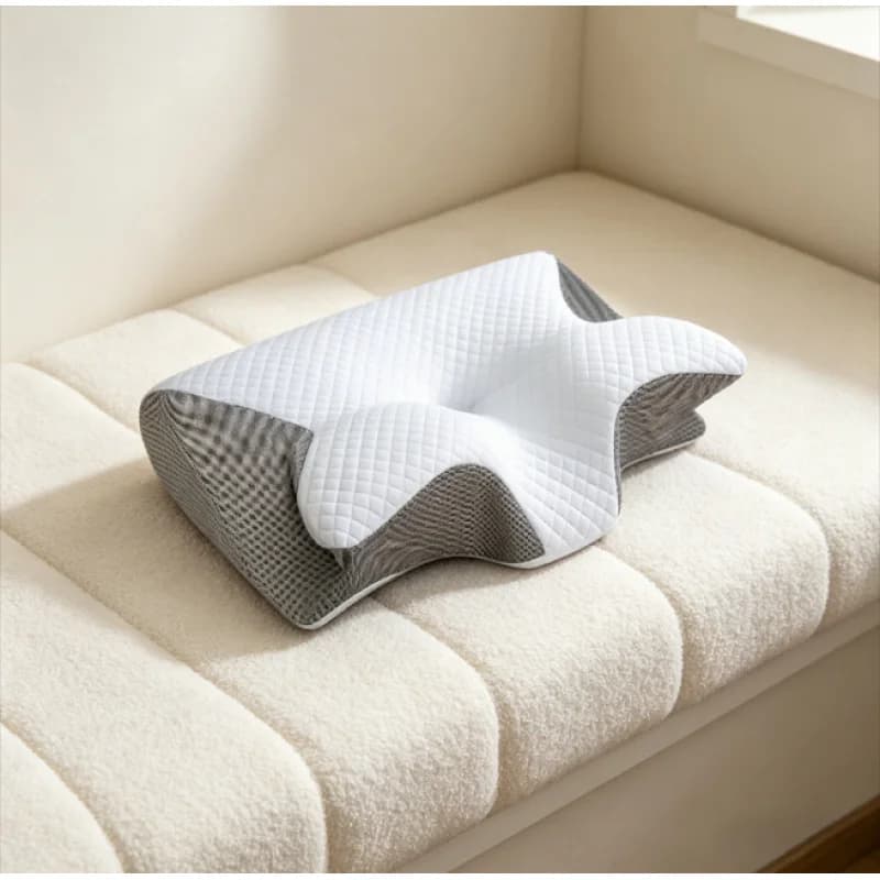 Cuscino Ergonomico per il Collo 2026, Supporto Sagomato, Morbido e Rigido per il Rilassamento delle Spalle, Ideale per Chi Dorme su un Fianco, Schiena o Stomaco, per la Casa