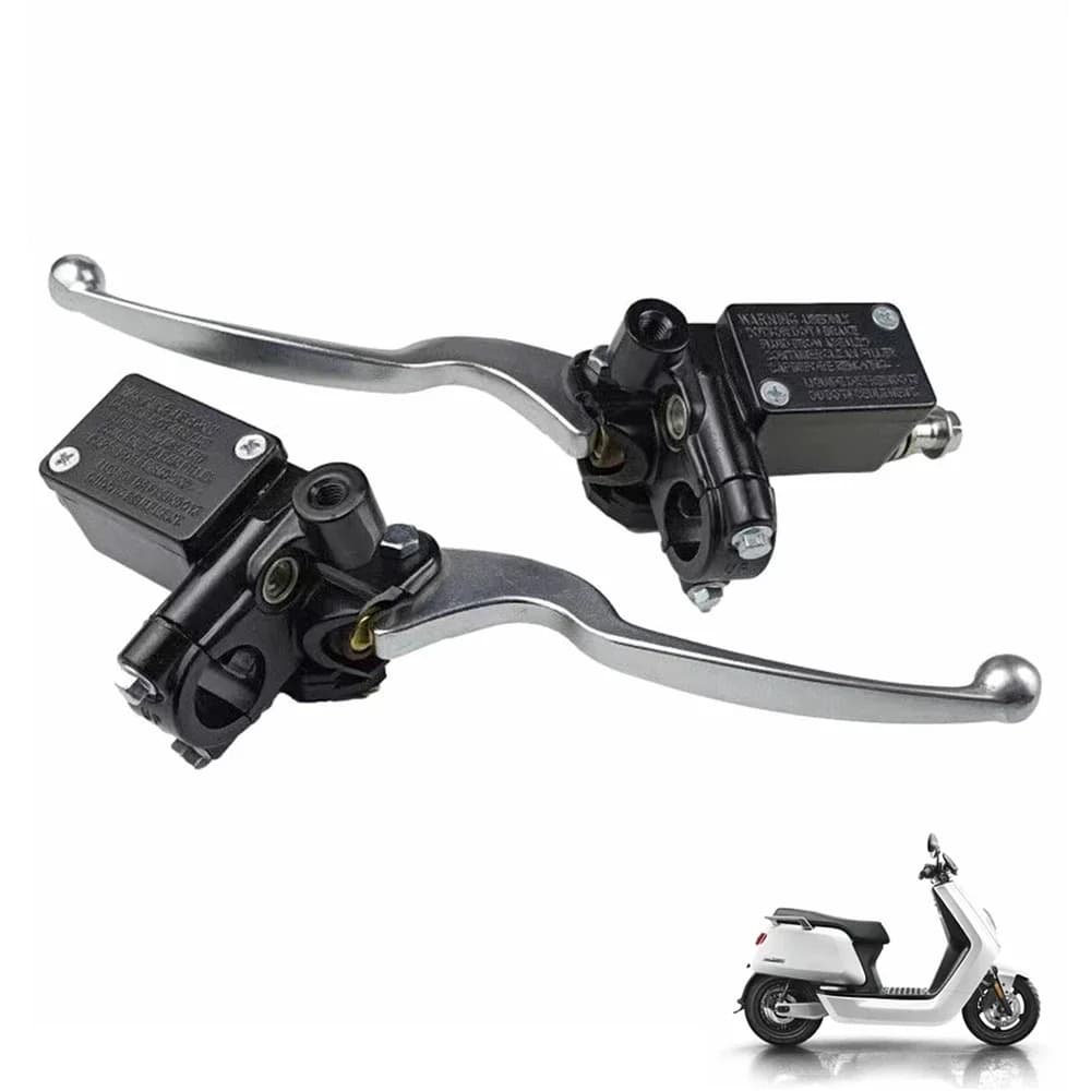 Leva del freno idraulico della pompa principale anteriore da 10 mm per moto Dirt Pit Bike ATV Quad Ciclomotore Scooter Go Kart Scooter elettrico