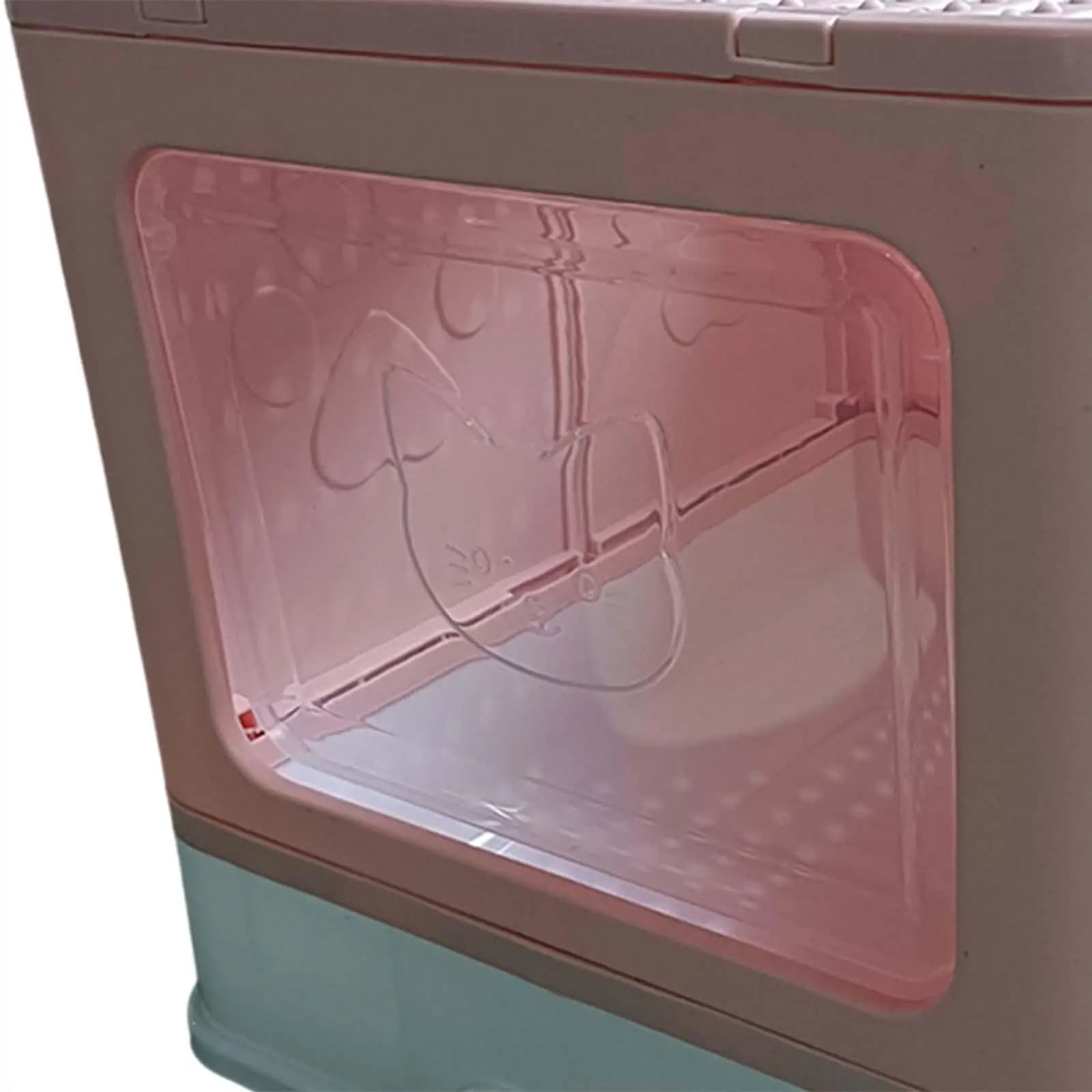 Hooded Cat Litter Box with Lid Pet Litter Box Enclosed and Covered Cat Toilet