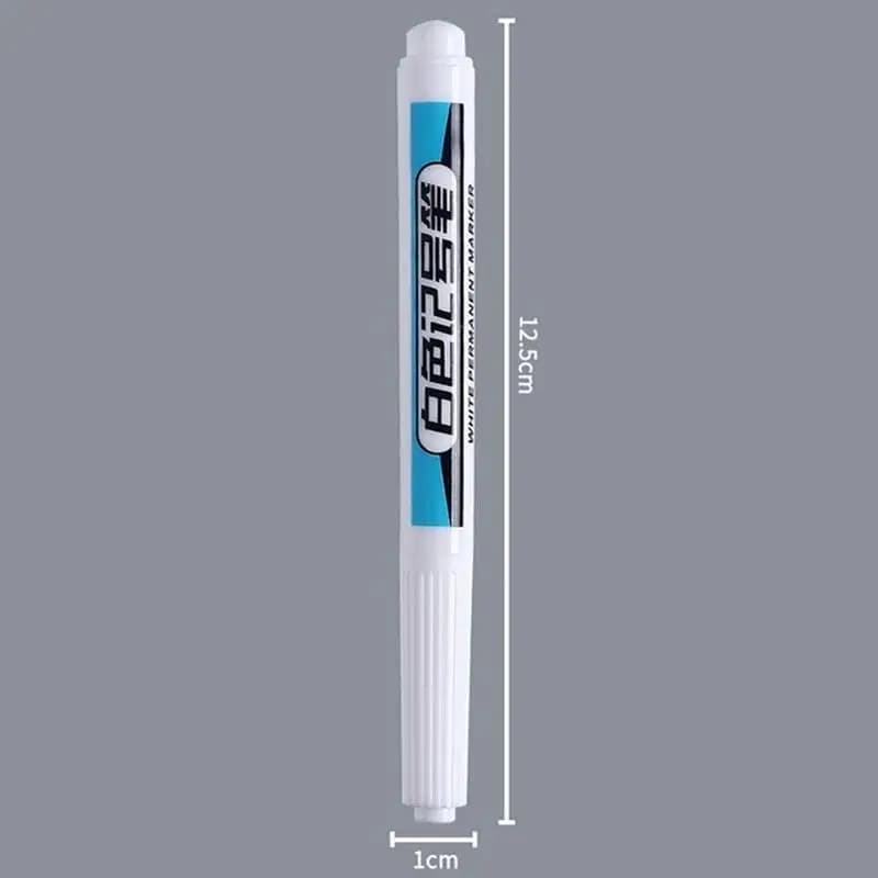 3/5 Pcs White Marker Pens Oil Based Quick Dry Paint Pen Set for Wood Rock Plastic Glass Stone School Supplies