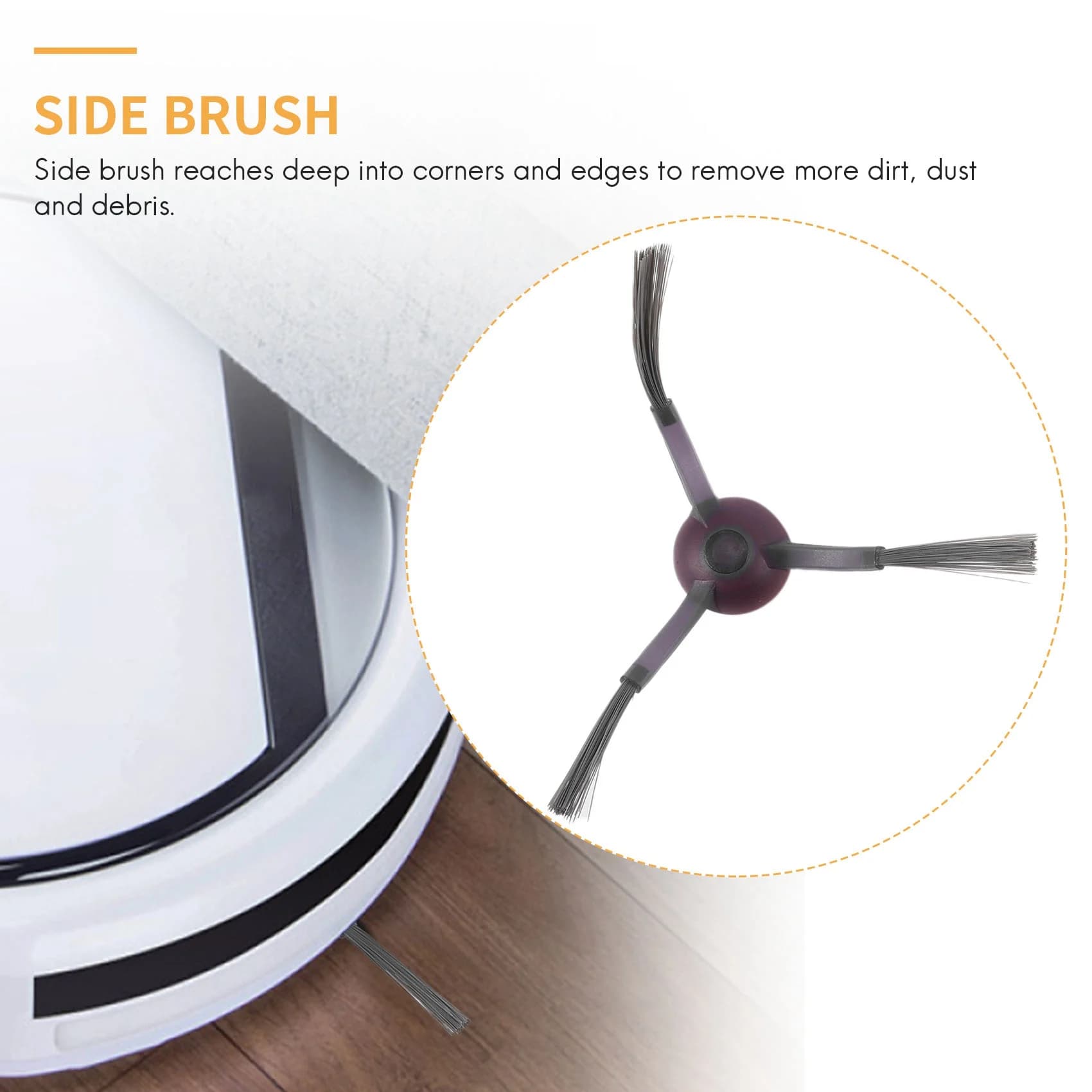 【50% OFF】8Pcs New Roller Brush Side Brush Filter for Ozmo 900 DN5G Robot Vacuum Cleaner Accessories