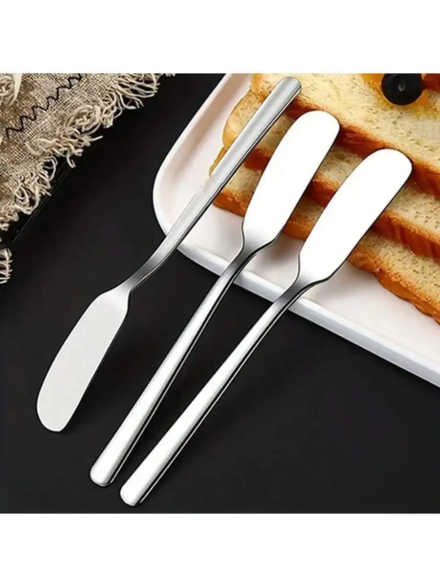 Coltello per burro in acciaio inossidabile da 6 pezzi, spatola per burro da cucina, spatola per crema multifunzionale, gadget da cucina, forniture da cucina