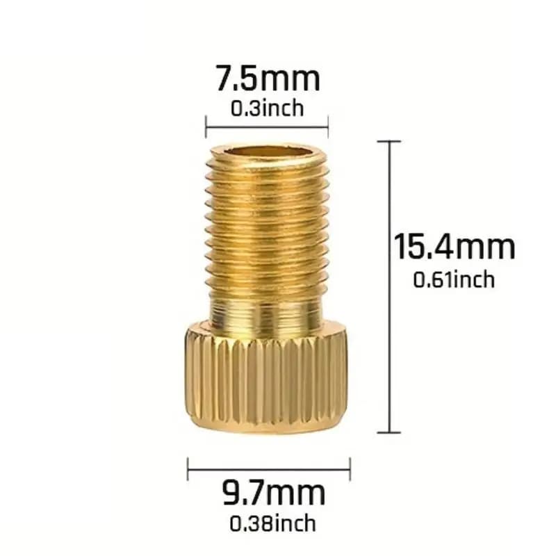 NUOVO Set da 20 Adattatori Convertitori per Valvole Bici da Presta a Schrader, Adattatore per Gonfiaggio da F/V a A/V