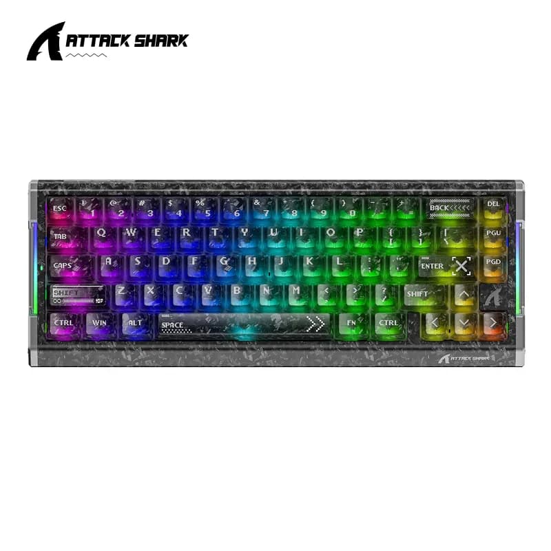 Tastiera Magnetica Cablata ATTACK SHARK X68HE/R68HE 8KHz, Supporta RT/Snap Tap/DKS/MT/TGL, Trigger Rapido, Tastiere da Gaming
