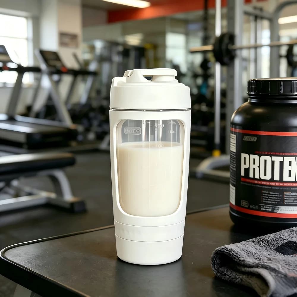 Fully automatic mixing cup charging model, 630ml with handle, coffee powder and protein powder shaking cup, fitness specific