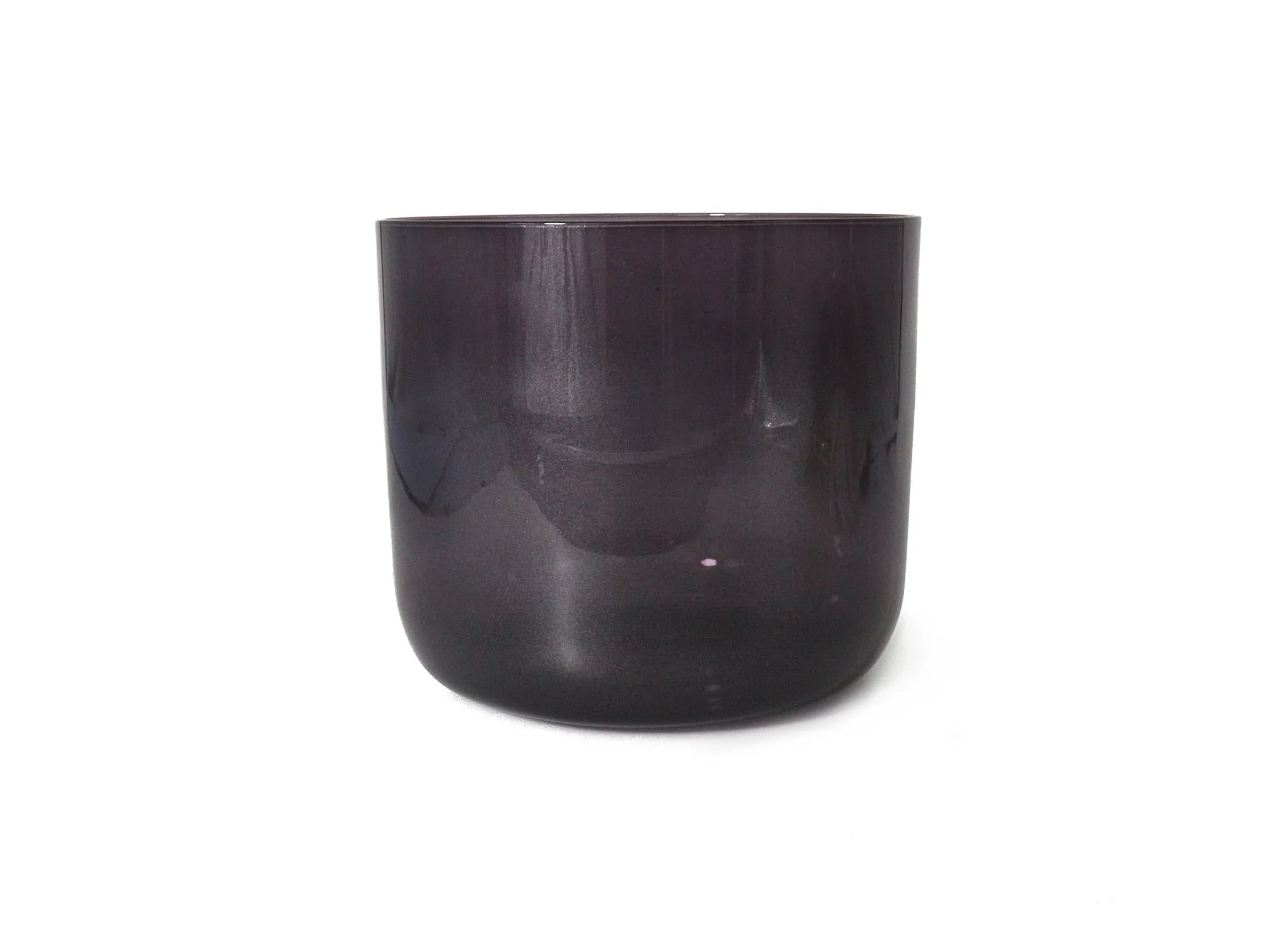 ZHQH Blackberry Crystal Singing Bowl Alchemical Crystal Bowl Percussion Meditation Yoga Music Bowl with Carry Bag and Mallets