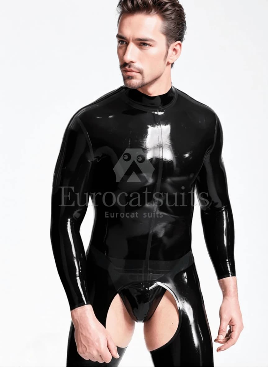 catsuit in lattice fatto a mano personalizzato con apertura sul cavallo e cerniera posteriore, body in gomma, abbigliamento da club fetish sexy cosplay