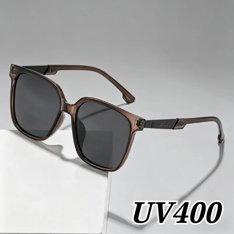 Nuovi Occhiali da Sole Eleganti con Montatura Quadrata UV400, Classici Occhiali da Guida Unisex, Protezione UV per Viaggi e Pesca all'Aperto