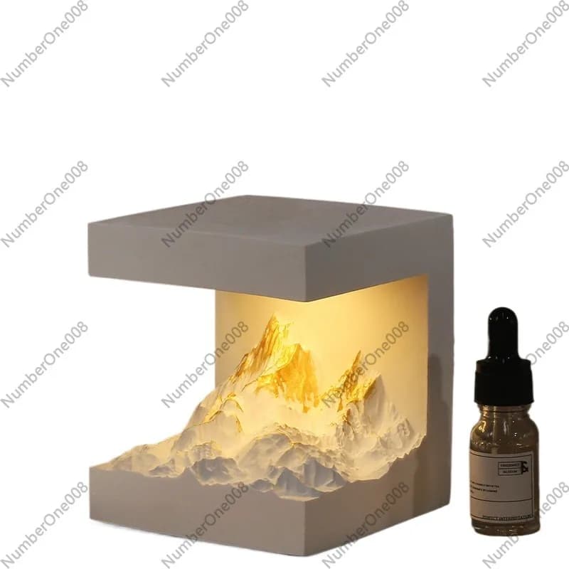 Diffusore di Aromi con Luce Notturna - Set Regalo di Compleanno con Pietre Diffusore - Perfetto per Amici
